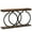 Brown&Black, variant on Topcobe 55" Console Table, Narrow Entryway Sofa Table with Geometric Metal Frame, Modern Furniture for Indoor, White & Gold