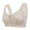 Light Gray, variant on Bras Solid Simple for Women No Underwire Front Closure Comfort Wireless Snap Closing Bra Black 46