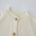 thumbnail image 3 of Kiijoy Little Girls Knit Cardigan Mushroom Embroidery Casual Sweater Jacket, Sizes 5-6, 3 of 8