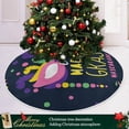 thumbnail image 6 of Coolnut Mardi Gras Christmas Tree Skirt Tree Skirt for Holiday Party Home Christmas Day Ornaments48", 6 of 6