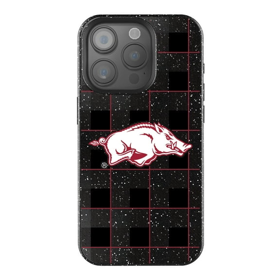 Keyscaper Arkansas Razorbacks Plaid Bling iPhone Case