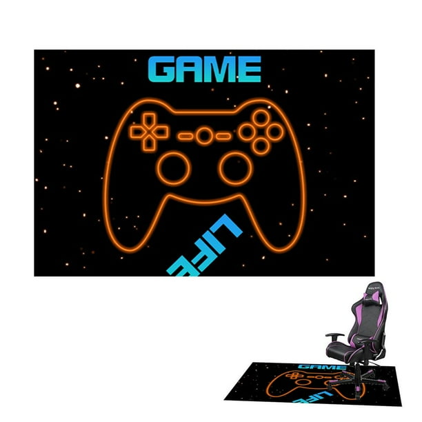 Fovolat Gaming Rug for Bedroom Boys Gaming Room Rug 3D Printed Controller Area Rug for Teen Boys