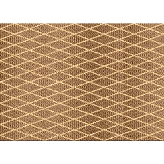 Ahgly Company Indoor Rectangle Patterned Yellow Orange Area Rugs, 2' x 4'