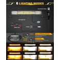 thumbnail image 2 of Barra de luz LED Auxbeam de 22 pulgadas 120W 6 modos ámbar y blanco, 2 of 7