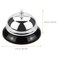thumbnail image 2 of EXHUMKY 3Pcs Retro Call Bell Metal Hand Bell for Bar Service and Pet Training 8.5x8.5x6.5Cm, 2 of 8