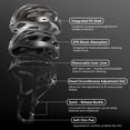 thumbnail image 3 of Casco de bicicleta ROCKBROS para hombres y mujeres adultos con gafas y visera, 3 of 7