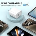 thumbnail image 4 of Bloque de cargador USB C SmallElectric de doble puerto de 20 W para iPhone, 4 of 7