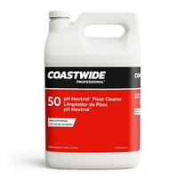 Staples Coastwide Professional Floor Cleaner pH Neutral 3.78L/128 Oz. 4/Carton (CW360001-A)