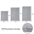 thumbnail image 2 of Laklulu Homaxy - Alfombra de baño de chenilla antideslizante, lavable, suave, absorbente, para ducha, 40 x 60 cm, color gris claro, 2 of 7