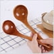 thumbnail image 4 of Juego de Cucharas Soperas de Madera, Diseño Natural Resistente Al Calor, Mango Largo para Un Uso Cómodo, Versátiles para Sopas, Cereales y Gachas, Accesorio de Cocina Reutilizable, 2 Piezas,, 4 of 7