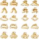 thumbnail image 1 of wonima11 Small Metal Hair Clips, Gold Mini Hair Claw Clips for Thin Thick Hair, Cute Tiny Hair Clips, Strong Hold NonSlip Flower Hair Jaw Clamps for Women Girls, 1 of 1
