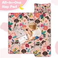 thumbnail image 4 of Dogs with Pioneer Flower Toddler Nap Mats for Kids Preschool,Sleeping Mat Bag or Kids,Toddler Sleeping Bag,Toddler Nap Mat or Daycare, 4 of 6