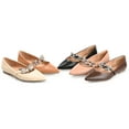 thumbnail image 7 of Journee Collection Womens Metinaa Ballet Pointed Toe Slip On Flats, 7 of 7