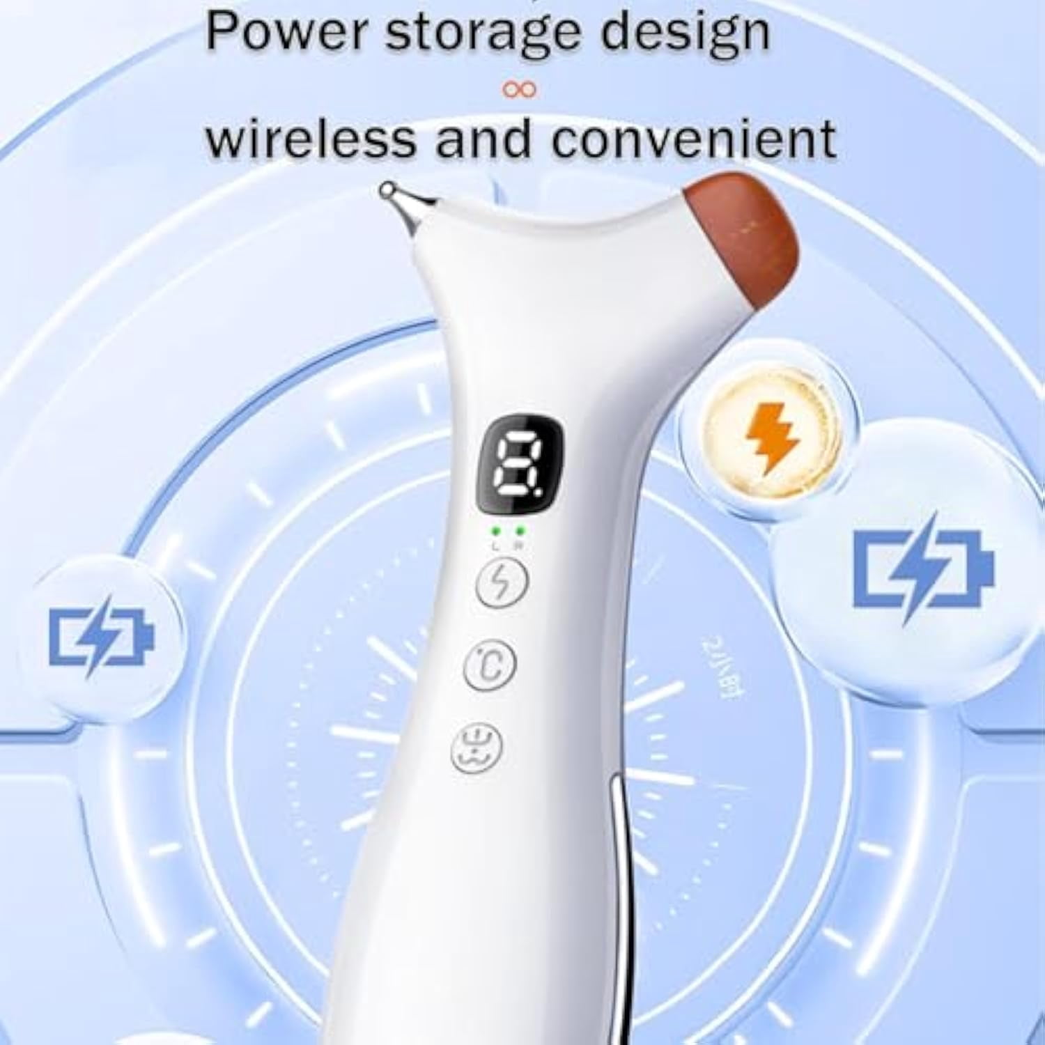Rezuri - 4-in-1 Jaw Massager, Cura Pen TMJ Relief Device, Rezuri TMJ Massager, Facial Sculpting Device with Soothing Heat and Vibration, Meridian Massagers for Jaw, Face & Neck Pain, Stiffness