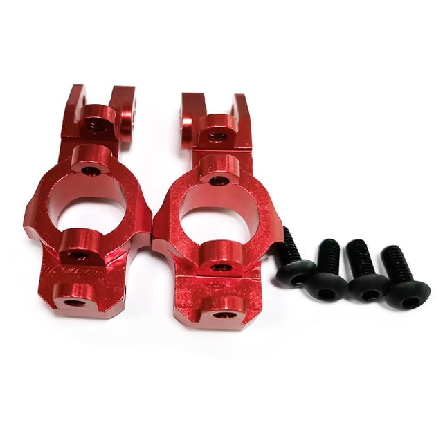 Bujes C de peso pesado Bewildely de Aleación de aluminio para coche teledirigido 1/10 XTE XBE Rojo