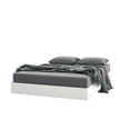 thumbnail image 2 of Full Size Modern Floating Style White Platform Bed Frame, 2 of 5