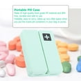 thumbnail image 4 of 10x7x2,5 cm/3,9x2,8x1 Pulgadas Estuche para Medicamentos Portátil Magnético Organizador Plegable Pastillero Con 7 CompartoNMOS ABS PSTILLERO SEMANAL, 4 of 7