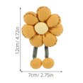thumbnail image 3 of Tela broche de girasol tela broche de flores broche de pecho broche de ropa para mujeres, 3 of 6
