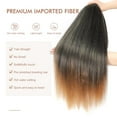 DIFUNEE Prestretched Braiding Hair 26 Inch 8 Packs Ombre Blonde