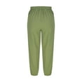 thumbnail image 3 of Drawstring Pants Women - Elastic Waist Jogger Pants for Women Travel Casual Solid Color Loose Trousers with Pockets, 3 of 4