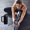thumbnail image 4 of Unique Bargains 1 Pc Protective Spiral Pattern Water Bottle Boot Silicone Light Blue, 4 of 5