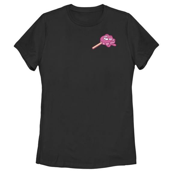 Women's Fortnite Small Cuddle Team Leader Popsicle  Graphic Tee Black Small