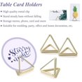 thumbnail image 3 of Soporte para tarjetas de mesa YUANXCMXG 24 piezas Dorado triángulo, 3 of 3