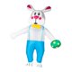 thumbnail image 3 of Disfraz inflable de conejo de Pascua, disfraz inflable para adultos, traje de de cuerpo completo para juego de rol, 3 of 9