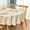 Beige, variant on Oval Tablecloth 60x102 Inch Polyester Fabric Table Cloth Solid Beige Heavy Duty Table Cover Washable for Dinning Home Party