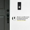 thumbnail image 3 of Modern Stainless Hardware R7 Anodized Aluminum Doorbell Button, Black, 1.37” x 3.14” x 5/32”, 4mm, 3 of 4