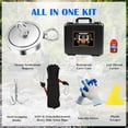 thumbnail image 5 of VNDUEEY Magnet Fishing Kit, 2625 Lbs Fishing Magnet Kit with Carry Case, Heavy Duty 65FT Rope, Grappling Hook, Gloves, Strong Neodymium Magnet for Retrieving in River Lake and Magnetic Fishing, 5 of 6
