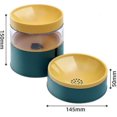 thumbnail image 2 of Dispensador automático de comida para gatos y dispensador automático de agua para gatos, juego 2 en 1, comederos y bebederos para gatos y perros, capacidad de 1l Hy, 2 of 5