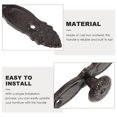 thumbnail image 4 of UPOUART Kitchen Cabinet Knobs Cast Iron Drawer Pull Black Durable 1Pcs, 4 of 5