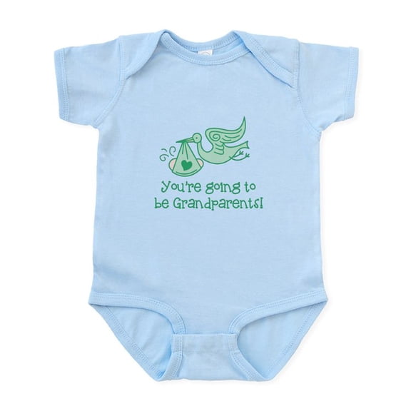 CafePress - Going To Be Grandparents Body Suit - Baby Light Bodysuit, Size Newborn - 24 Months