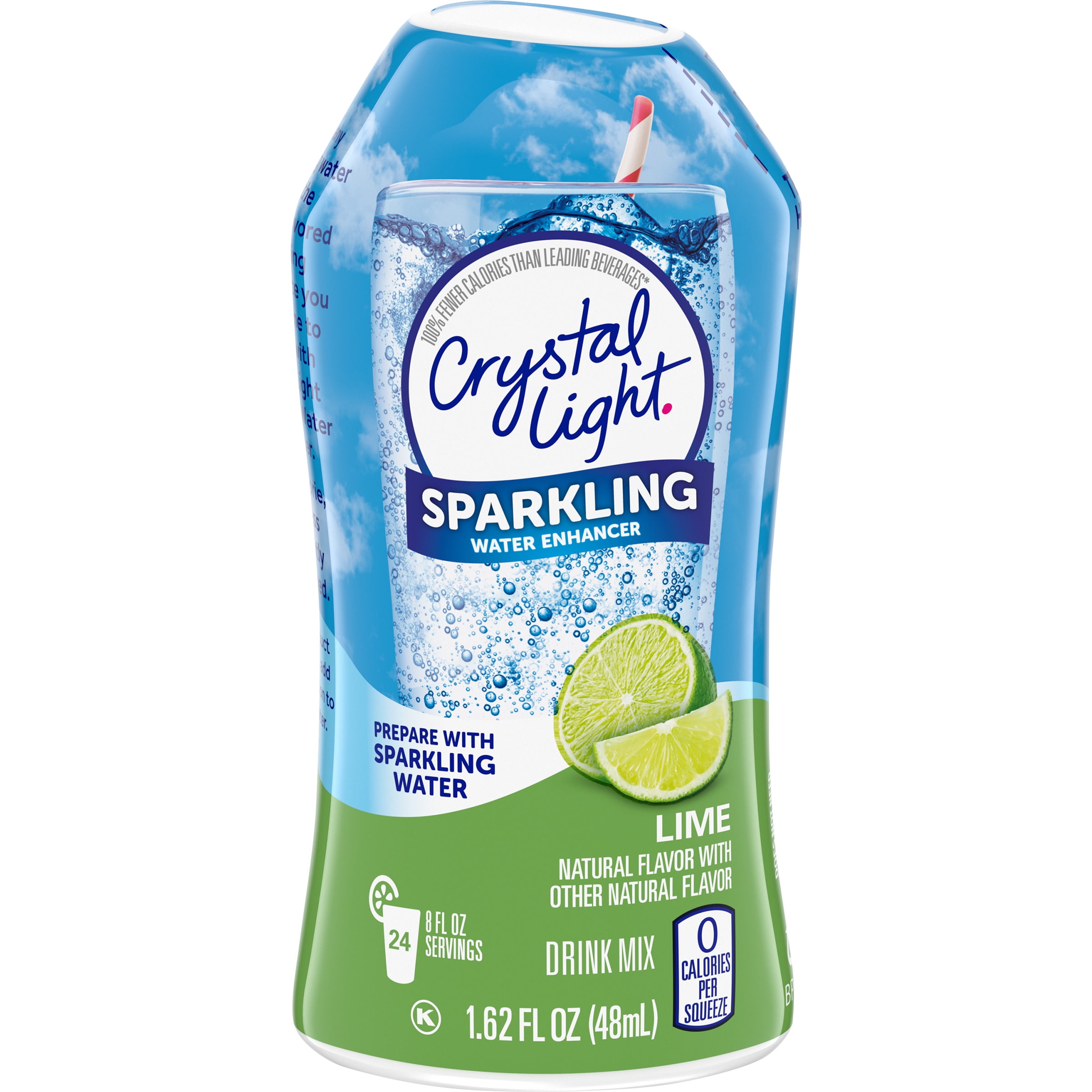 Crystal Light Lime Naturally Flavored Sparkling Water Enhancer Drink