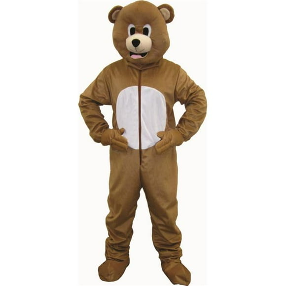 Bear Mascot Costume, Brown - Extra Large - 16-18 Years