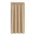 thumbnail image 3 of Xuniizn Blackout Curtains for Bedroom Thermal Insulated - 100%Polyester Black Out Curtains 2 Panels Set Room Darkening Window Curtains for Living Room, Beige, 3 of 5