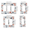 thumbnail image 2 of Yayeee Rocker Switch Wall Plate 1-Gang 4.6"x2.9" Home Decorative Outlet Cover, Cartoon Blue Houses, 2 of 6