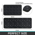 thumbnail image 7 of Black Celestial Symbol Pattern Kitchen Rugs Sets Of 2,Anti Fatigue Kitchen Mat Rugs Non Slip Washable,Decorative Kitchen Floor Mats for Kitchen,Sink,Laundry,17"X30"+17"X47", 7 of 7