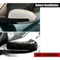 thumbnail image 3 of for Hyundai Kona Electric 2018-2022 Carbon Fiber Side Rear View Mirror Cover Cap, 3 of 4