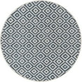 thumbnail image 2 of Jill Zarin Outdoor Collection Area Rug - Costa Rica (4' 1" Round Blue/Ivory), 2 of 5