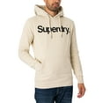 thumbnail image 2 of Superdry Core Logo Classic Pullover Hoodie, Beige, 2 of 5
