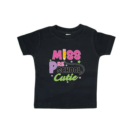 

Inktastic Miss Preschool Cutie with Pencil and Stars Gift Baby Girl T-Shirt