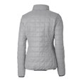 thumbnail image 3 of Women's Cutter & Buck Gray San Francisco 49ers Rainier PrimaLoft Eco Insulated Full-Zip Puffer Jacket, 3 of 3