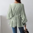 thumbnail image 5 of ZANZEA Womens Tops Shirts Cuff Puff Sleeve Korean Casual Cable Blouses, 5 of 5