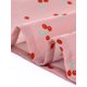 thumbnail image 5 of INSPIRAR CHIC Blusas de Cuello en V para Mujeres Elegantes Casual con Estampado de Cereza, con Solapa Notch, de Manga Corta de Verano, Talla XS, Rosa, 5 of 6