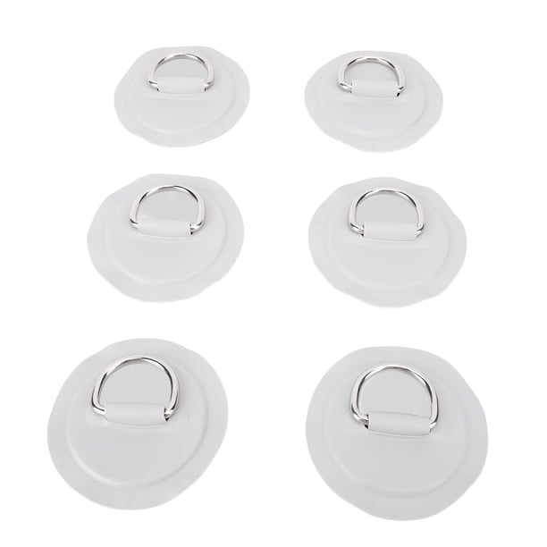 Kit de Anillos D de Pádel, Acero inoxidable d anillos con ganchos de cuerda para canoas de botes influye de kayak