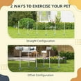 thumbnail image 3 of Adjustable Dog Agility Training Obstacle Course Set with Weaves Poles Storage Bag for Pet Dogs Outdoor Games Exercise, 3 of 9