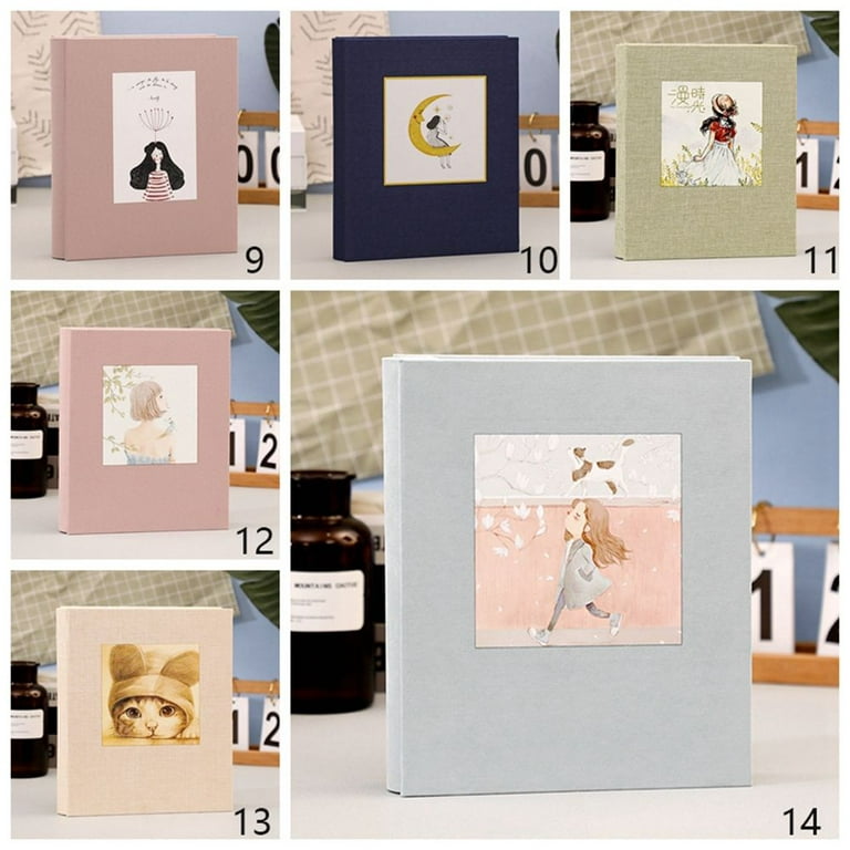 4D Large 6-inch Photo Album 100 Pages Scrapbook Paper Baby Family Scrapbook  Albums Wedding Photo Album DIY Craft Album