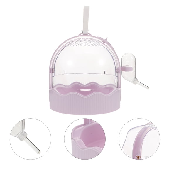 TABLZONE Portable Small Animal Carrier Cage with Water Bottle, , Lightweight Travel Pet Carrier for Outdoor Use